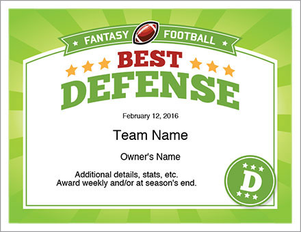Best Defense Football Fantasy