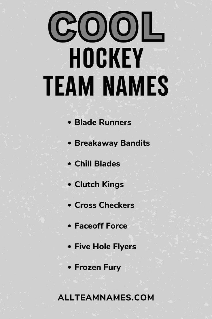 Best Fantasy Hockey Team Names Best Fantasy Hockey Team Names