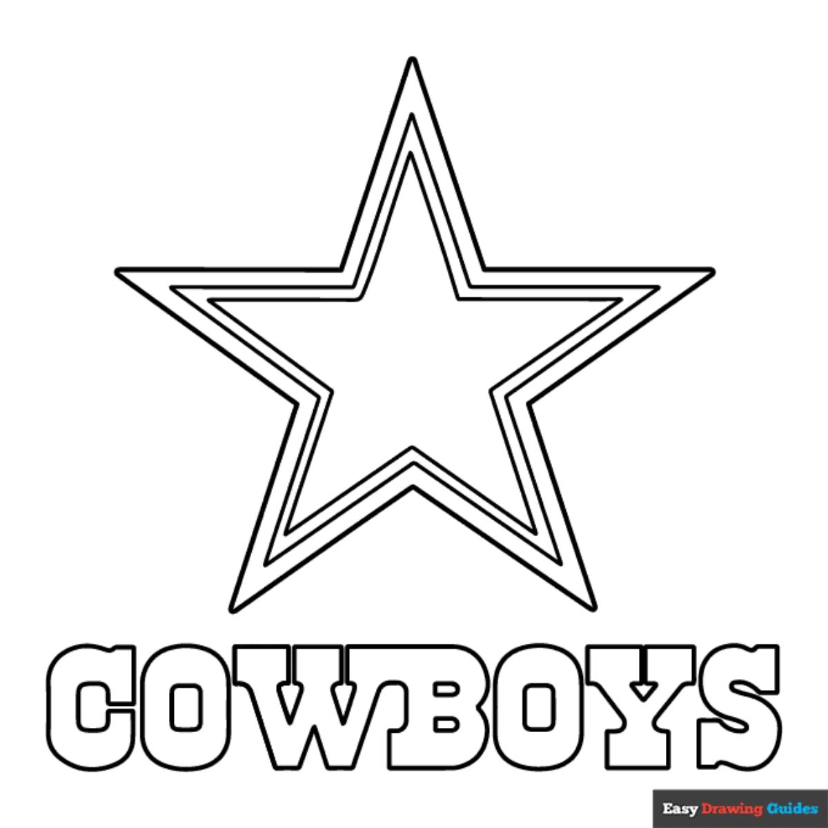 Dallas Cowboys Logo Coloring Page Coloring Home Dallas Cowboys Logo Coloring Page Coloring Home