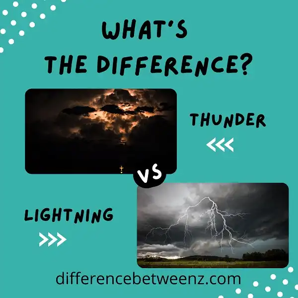 Difference Between Lightning And Thunder