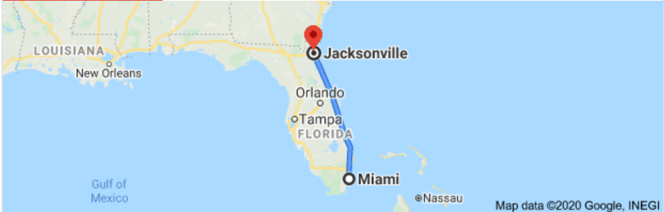 How Far Jacksonville To Miami How Far Jacksonville To Miami