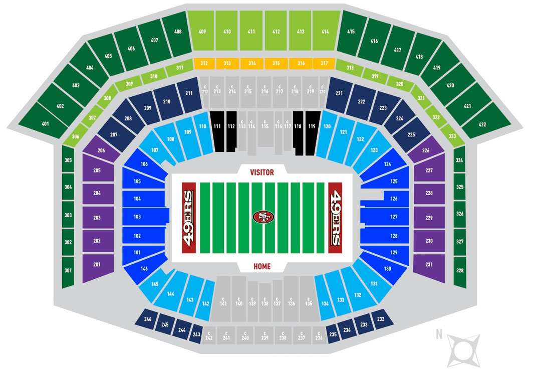 Levi S Stadium Seating Chart With Row Numbers Stadium Seating Chart Levi S Stadium Seating Chart With Row Numbers Stadium Seating Chart