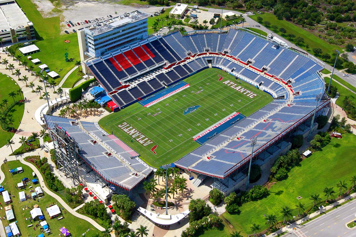 New Florida Atlantic University Football Stadium Elevates School To New New Florida Atlantic University Football Stadium Elevates School To New