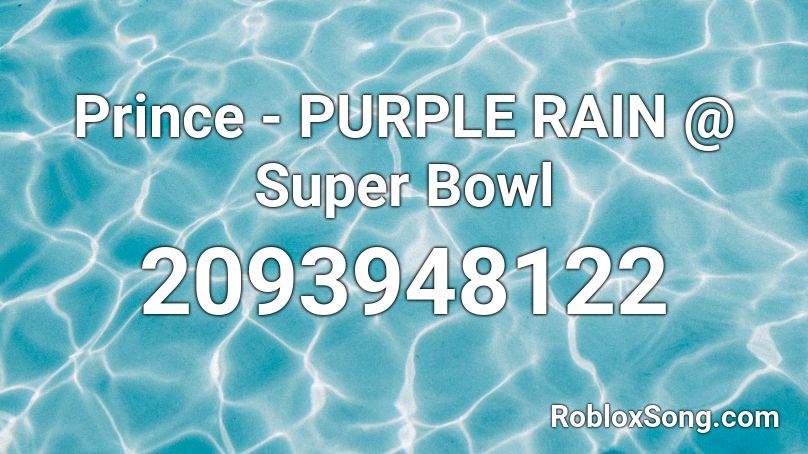 Prince Purple Rain Super Bowl