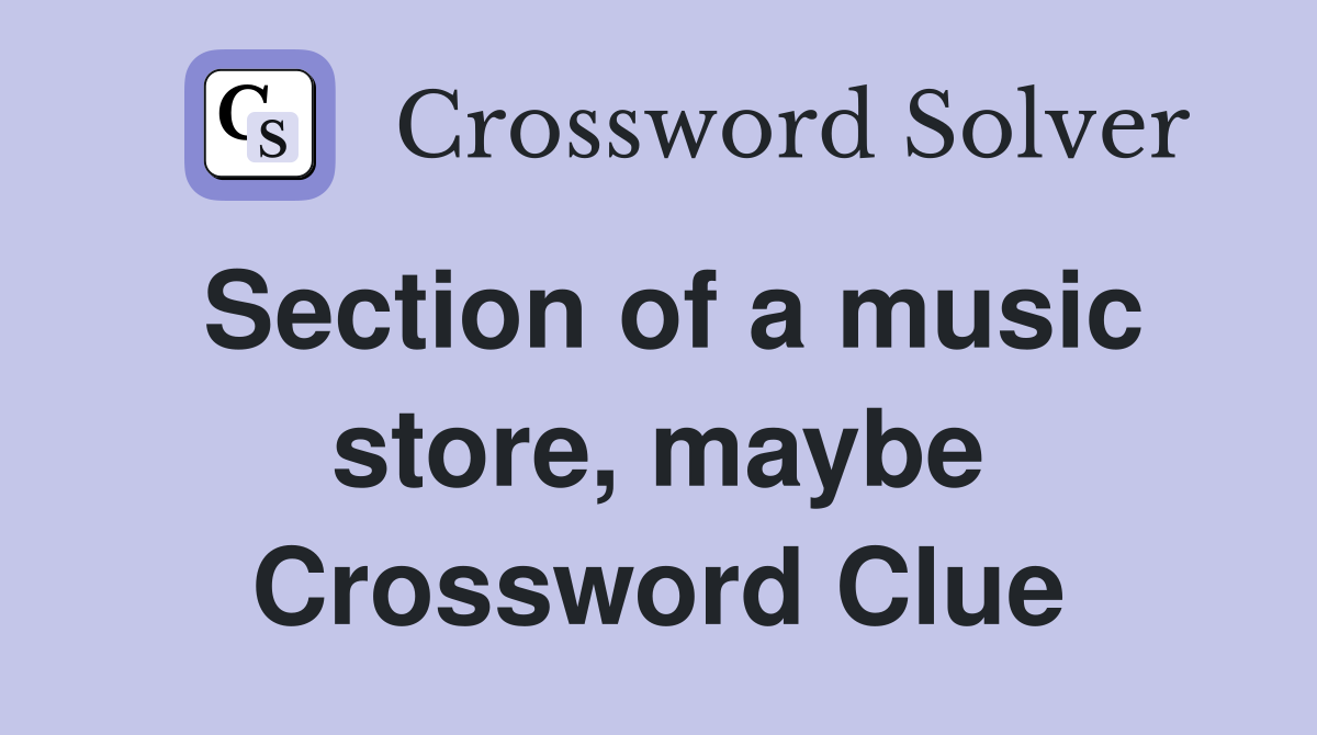 Section Of A Music Store Maybe
