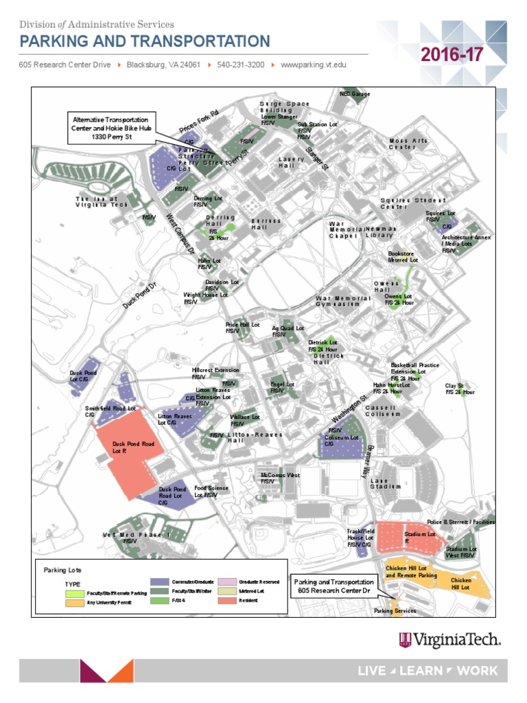 Vt Football Parking Map