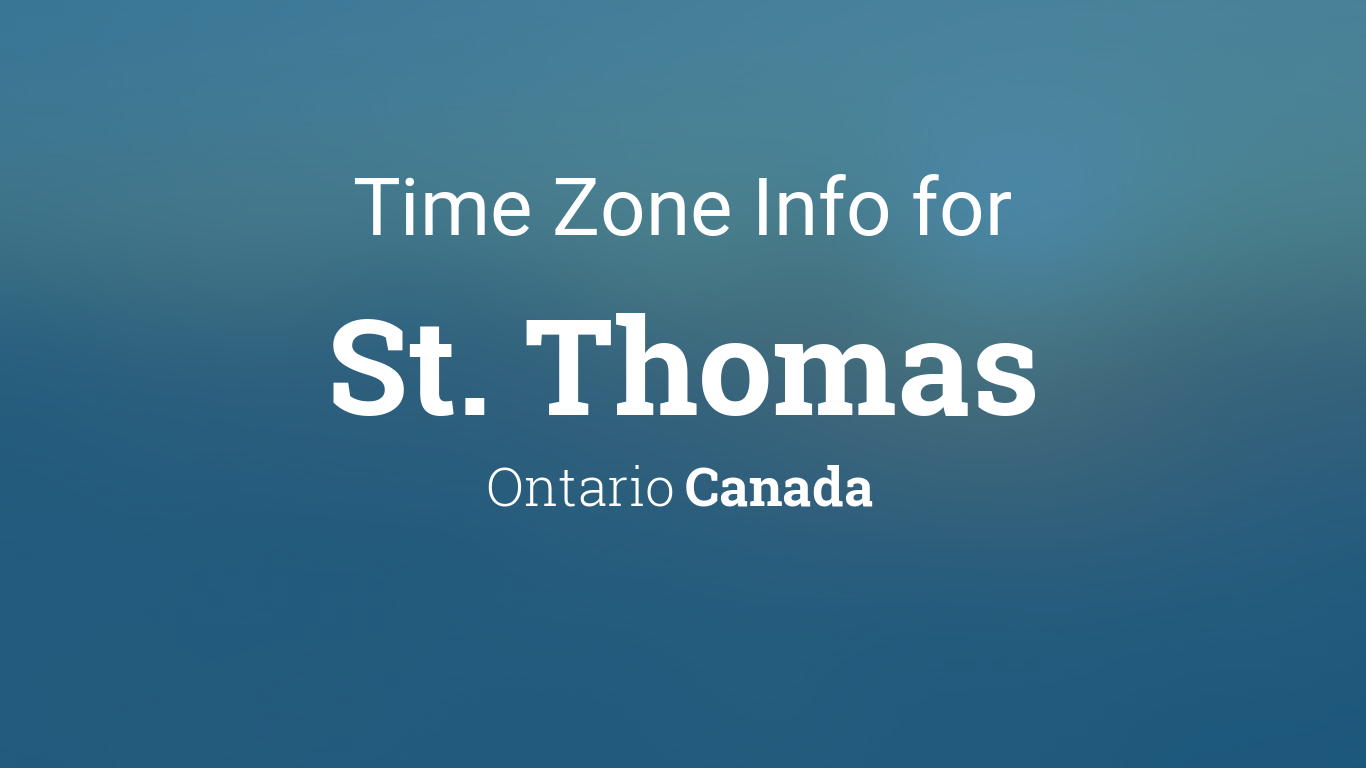What Time Zone Is St Thomas? Easy Travel Guide