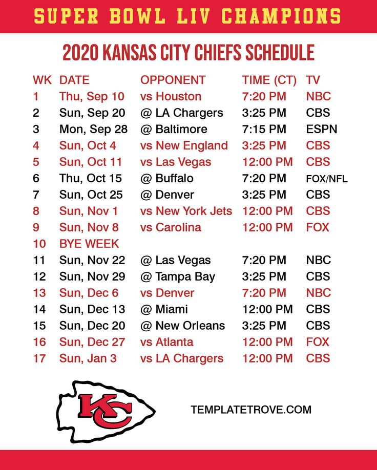 When Do Chiefs Play Home Games? Full Schedule Released When Do Chiefs Play Home Games? Full Schedule Released