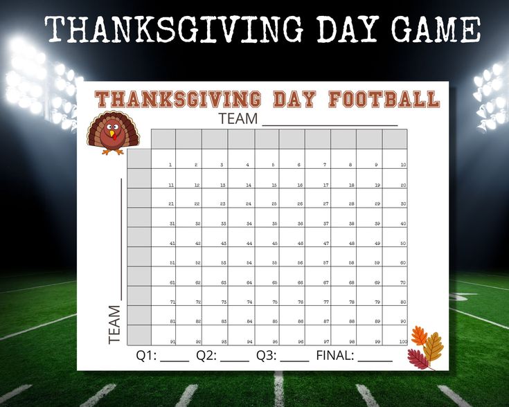 When Is The Thanksgiving Football Game? Kickoff Times Revealed